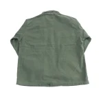 03 8345 77s 4 Pocket Fatigue Shirt Reverse Sateen Dark Olive Stone Back 600x600