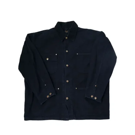 OrSlow 01 6034 61S Relaxed Fit Coverall Jacket – Black