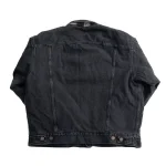 OrSlow 01 6105 D61SK – Organic Cotton Flannel Check Lining Type 3 Denim Jacket – Black Denim Stone (2)