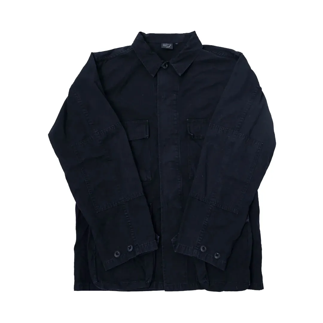 OrSlow 01 6110 61S Ripstop BDU Jacket – Black Stone1 OrSlow 01 6110 61S Ripstop BDU Jacket – Black Stone1
