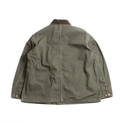 Orslow (6034) Relax Fit Oxford Coverall Army Green (1)
