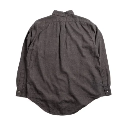 Orslow 8112–60 Button Down Shirt Soft Subtly Brushed Mini Check Back