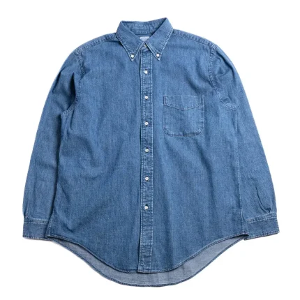 Orslow 8112–95 Denim Bd Shirt Front
