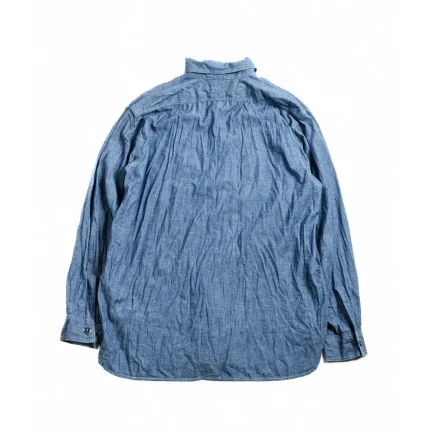 Orslow Lot 8270–84 Relax Fit Chambray Work Shirt 2 Year Wash Back