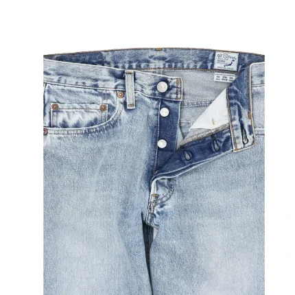 orSlow 105 Standard Denim 90s Sky Blue Back