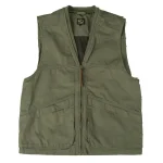 orSlow 6040 Cloth Vest Army Green Front (1)