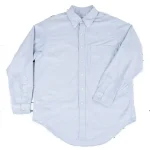 orSlow Button Down Shirt Light Blue Front