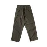 orSlow Dads Fit Oxford Painter Pants Army Green Front