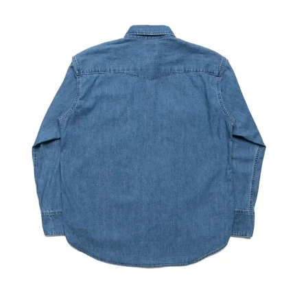 orSlow Denim Western Shirt Back