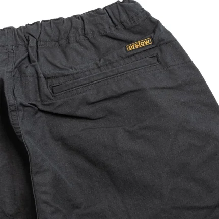 orSlow LOT1002 NEW YORKER PANT SUMI BLACK RIPSTOP Back Zoom