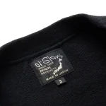 orSlow Light Weight French Terry Crewneck Sweat Shirt Navy Front 2
