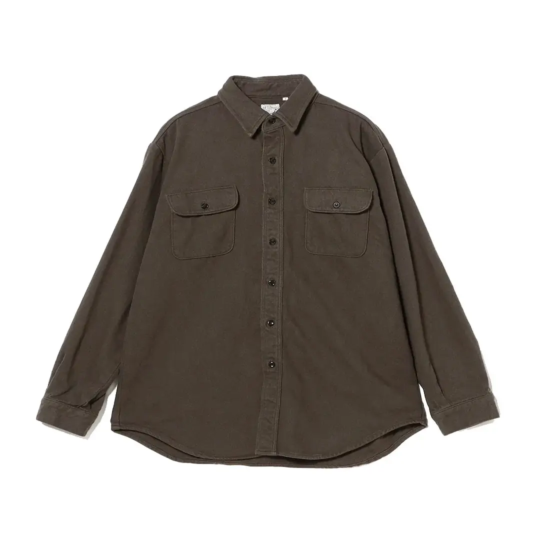 orSlow Relax Fit Flannel Shirt Front orSlow Relax Fit Flannel Shirt Front