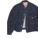 orSlow × BEAMS JAPAN Light Weight Selvedge Denim Type 1 Jacket Button Opened