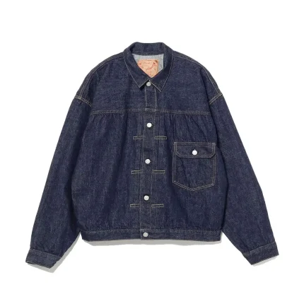 orSlow × BEAMS JAPAN Light Weight Selvedge Denim Type 1 Jacket Front View