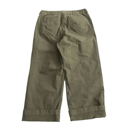 orSlows USMC Herringbone Wide Fit Utility Trousers Back